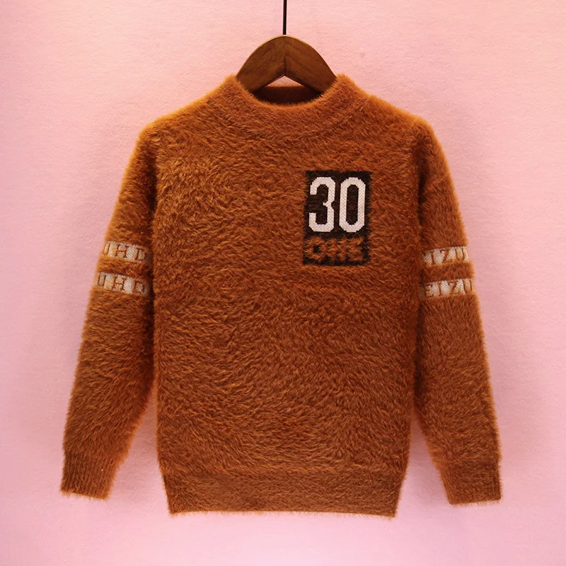 

Pullover Autumn And Winter Sweater BOY'S Childrenswear Child Models Standard Wool Child Mink Cashmere 2019 Guangdong Province Th