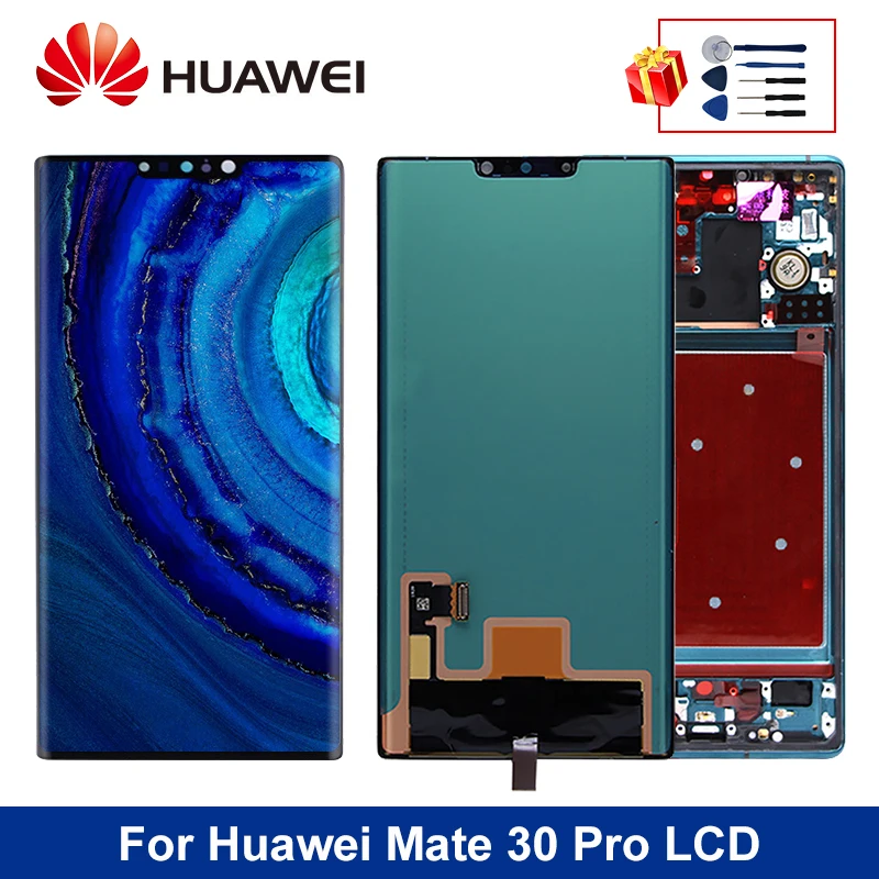 6 53 &quotоригинал для HUAWEI Mate 30 Pro LCD экран сенсорный дигитайзер Запасные части PRO LIO L09 L29 дисплей|Экраны мобильных