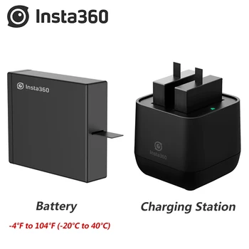 

Original Insta360 ONE X 1050Mah Cold-Weather Battery Kits Insta 360 Battery Charger Hub Panoramic Camera 1 Hour Fast Charging