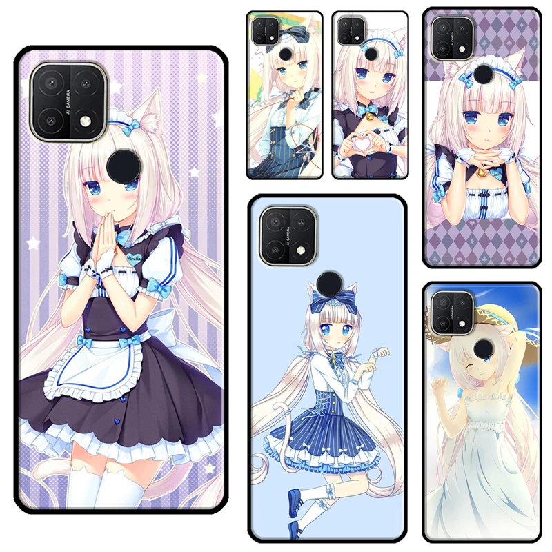 Ванили Nekopara чехол для телефона аниме высококачественный защитный OPPO A91 A83 A15 A92 A72