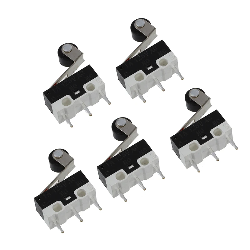 5 pieces 3 Pin 1no 1nc Subminiature mini Switch W Lever RollerSwitches