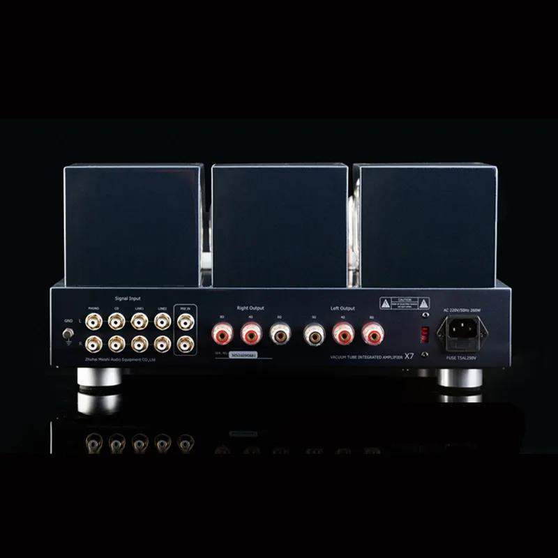 Douk аудио HiFi стерео KT88 вакуумная трубка Встроенный усилитель мощности/постамп/Phono Preamp