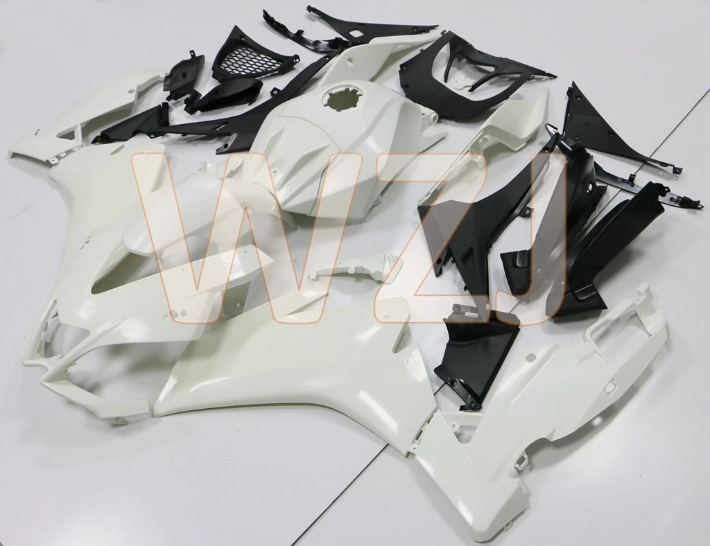 Для Aprilia RS4 125 Пластик Обтекатели RS 4 125 2013 белый красный Обтекатели RS 4 125 2012- обтекатель Наборы - Цвет: UNPAINTED