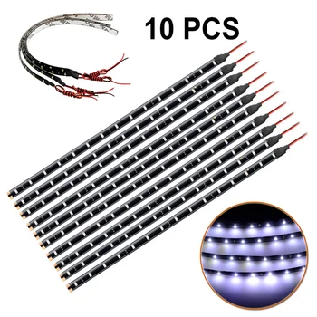 

Waterproof Car Lights 12\\\\\\\" Lamps LED Strip Light For Car Truck Boat 10PCS New