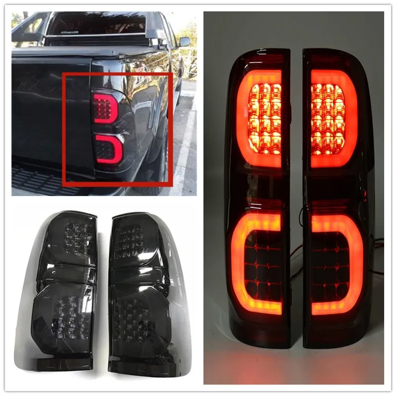 

Автомобильные светодиодные задние фонари для Toyota Hilux Vigo 2005-2009 2010 2011 2012, задний фонарь, сигнал поворота, стоп-сигнал, дневные фонари