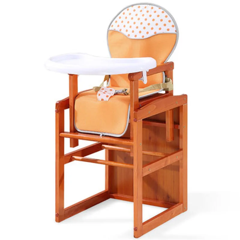 wooden baby feeding chair