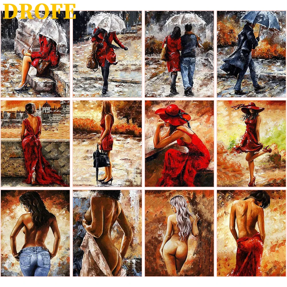 Набор для рисования по номерам &quotпара&quot Масляная картина | Дом и сад