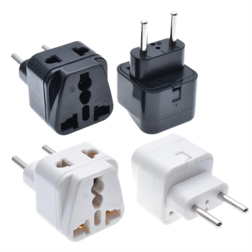 Convertidor de enchufe Universal 2 en 1, adaptador viaje al Reino Unido europeo, americano y australiano, AC250V, 10A|Enchufes eléctricos| -
