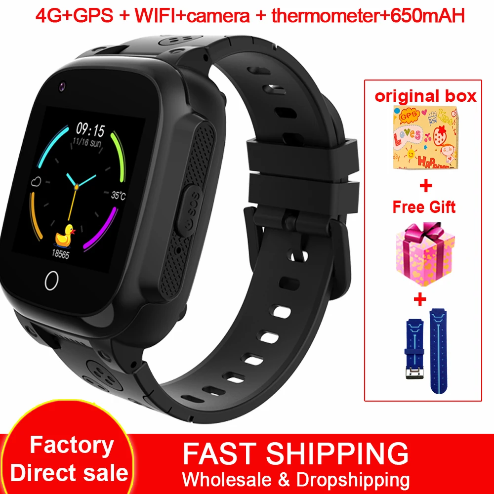 LT25 4G Smart Watch GPS WIFI SOS Location Thermometer Video HD Call IP67 Waterproof Camera Kids Smartwatch Phone VS LT21 | Электроника