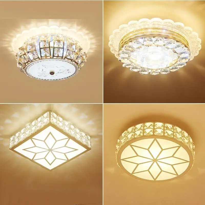 Потолок промышленного декора colgante moderna блеск для гостиная luminaria teto Кристалл lampara де TECHO LED потолочный светильник