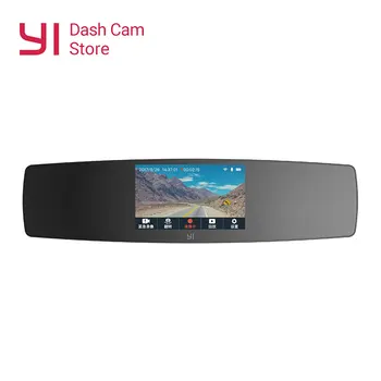 

YI Mirror Dash Cam Dual Dashboard Camera Recorder Touch Screen Front Rear Car DVR Camera G Sensor Night Vision Parking Monitor