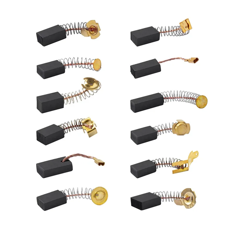 PATIKIL 4Pcs Escobillas De Carbón Para Motor (32x11x6.3mm): Repuesto Para Amoladora, Sierra O Taladro, Herramientas Eléctricas
