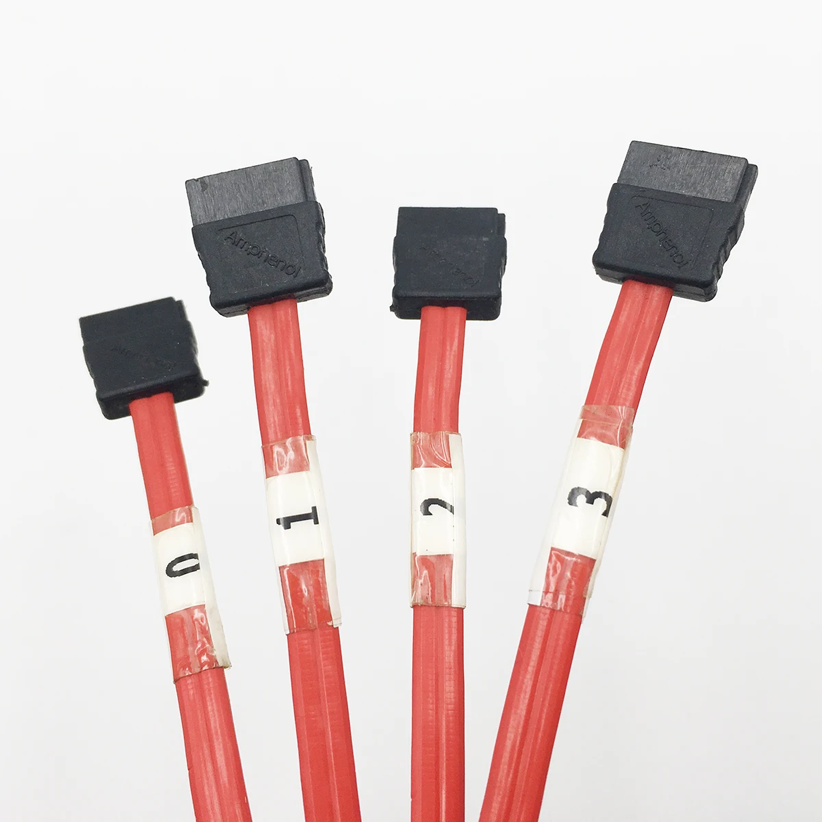 1 шт. кабель Serial ATA 4* SATA для SFF-8087 Mini SAS 36Pin обратный пробой кабель красный 50 см