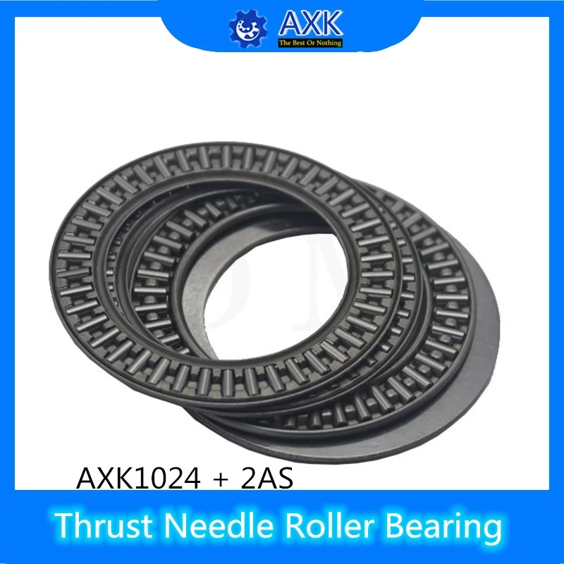AXK1024 Needle Roller Thrust Bearing Complete With AS Washers AXK 1024 10PK 