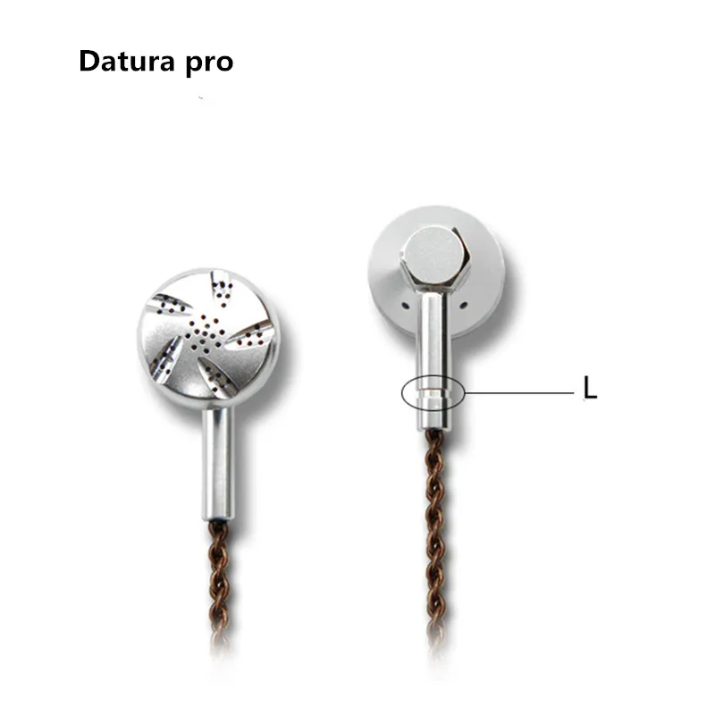 Datura Pro FAAEAL Datura Pro Flat Head HiFi Earbuds 14.8mm Dynamic CNC Earphone in ear Copper Cavity Metal Headset 5N LC-OFC 3.5mm Earplug - Цвет: Datura Pro