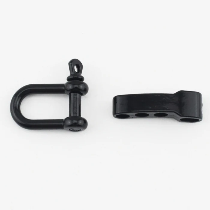 5 Pcs U D Shape Anchor Shackle Screw Pin Bracelet Buckle Accessories for Outdoor SEC88