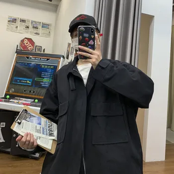 

Men's jacket 2020 spring and summer new solid color short student wild jacket jacket youth personality trend men's clothing