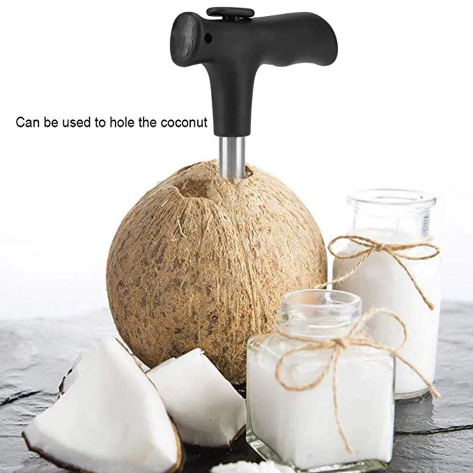 ICESTCHEF стальная открывалка для кокоса бурильщик отверстия нож для резки фруктов инструменты для отверстий металлический открытый кокосовый насос Кухонные гаджеты
