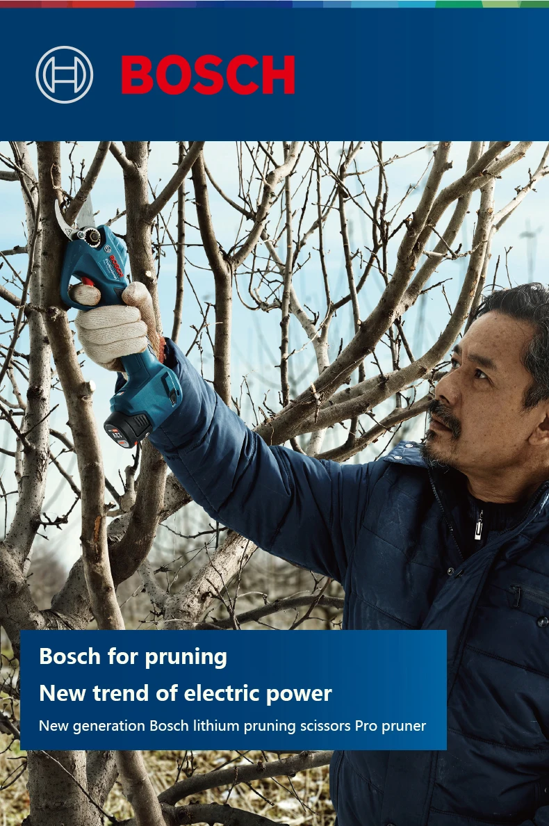 Bosch Pro Pruner Cordless 12V Electric Shears | Electric Pruning Shear | Gardening Accessories