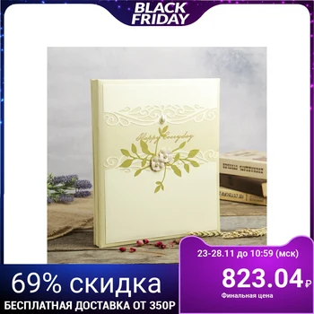 

Photo album magnetic 10 sheets "The first flowers" 32,5х27,5х4 cm 3724983
