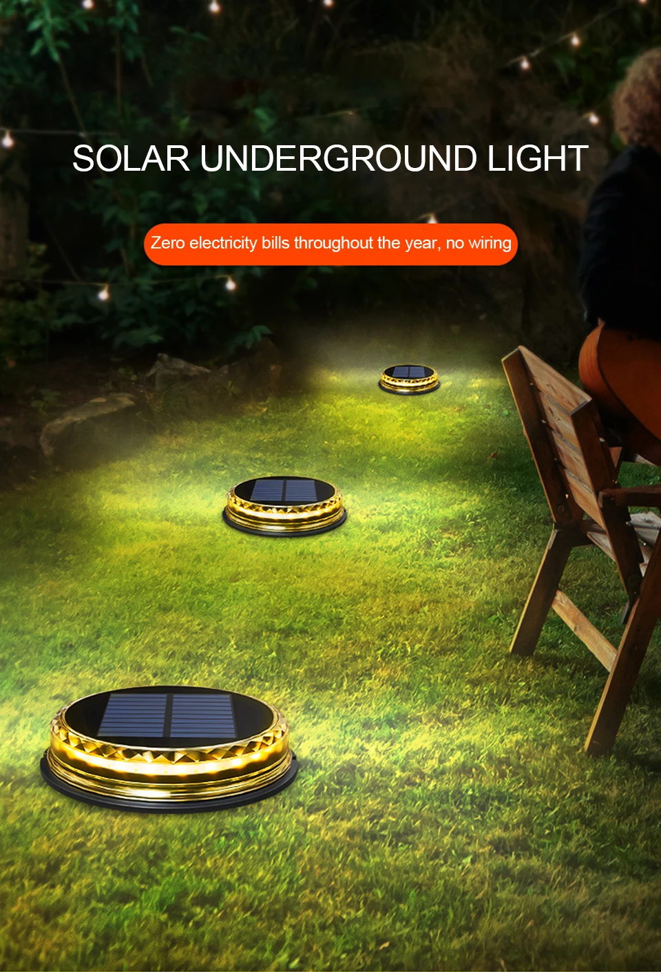 solar pathway lights 1/4pcs 17 LED Solar Lawn Light Buried Type Waterproof Outdoor Courtyard Garden Villa Sidewalk Solar Underground Lamp Decoration solar lamp outdoor