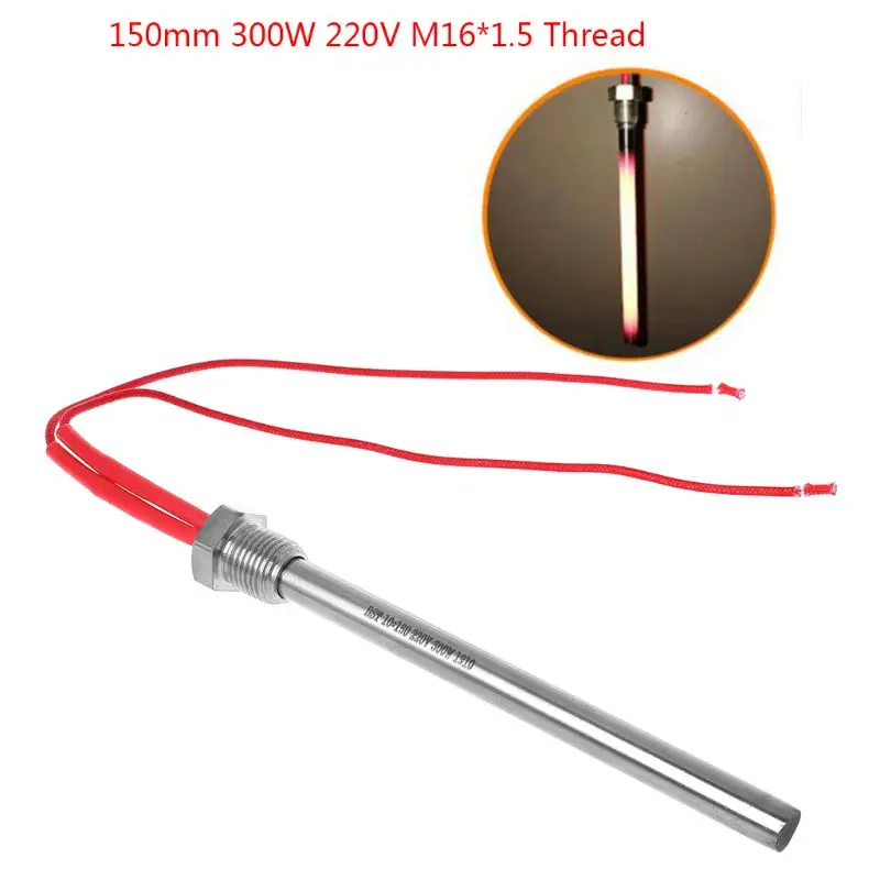 350W 220V Ignition Igniter for Hot Rod Pellet Stove 10*140/150/170mm M16*1.5 Thread Fireplace Grill wood pellet stove part grill ignition system ignition high voltage line ignition electrode