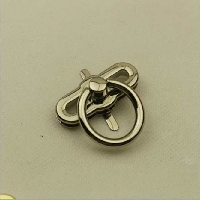 10 pieces/lot) factory direct luggage handbag hardware accessories large ring metal twist lock