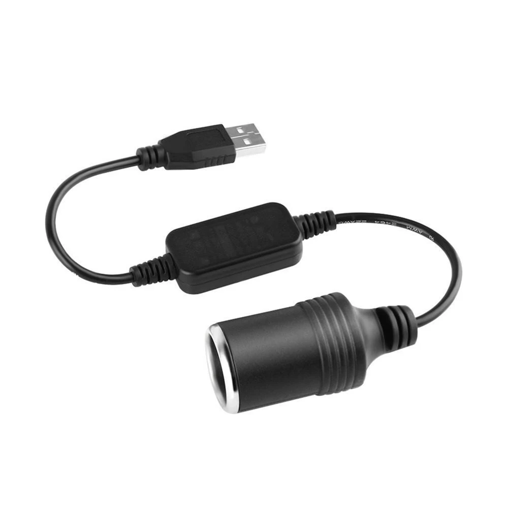 1 шт. 5 в 2A USB на 12 В 8 Вт Прикуриватель разъем USB папа-Женский прикуриватель адаптер конвертер для автомобиля