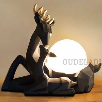 

Sale Modern table lamp creative warm bedroom decoration bedside lamp personalized romantic gift wedding room desk lamp