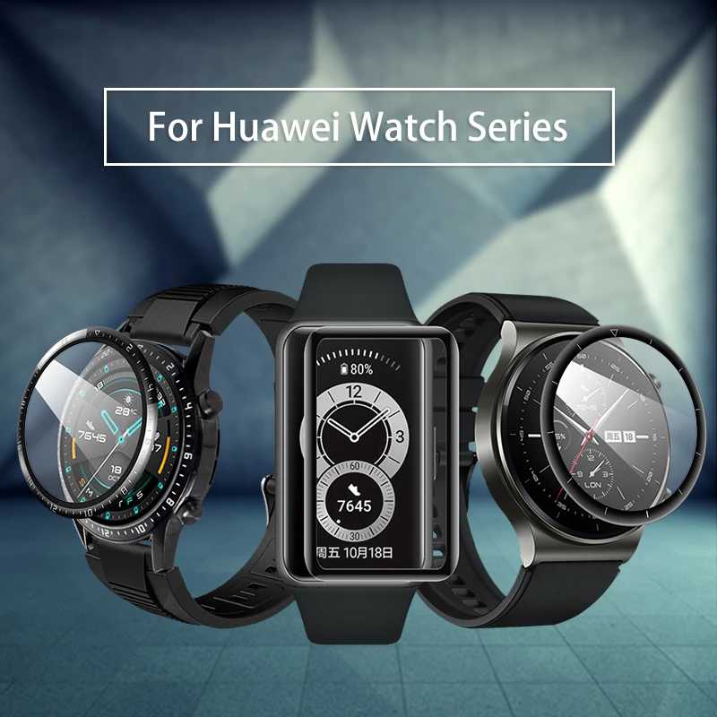 Soft Glass Protective Film Cover Huawei Watch Gt2 Pro Honor - AliExpress
