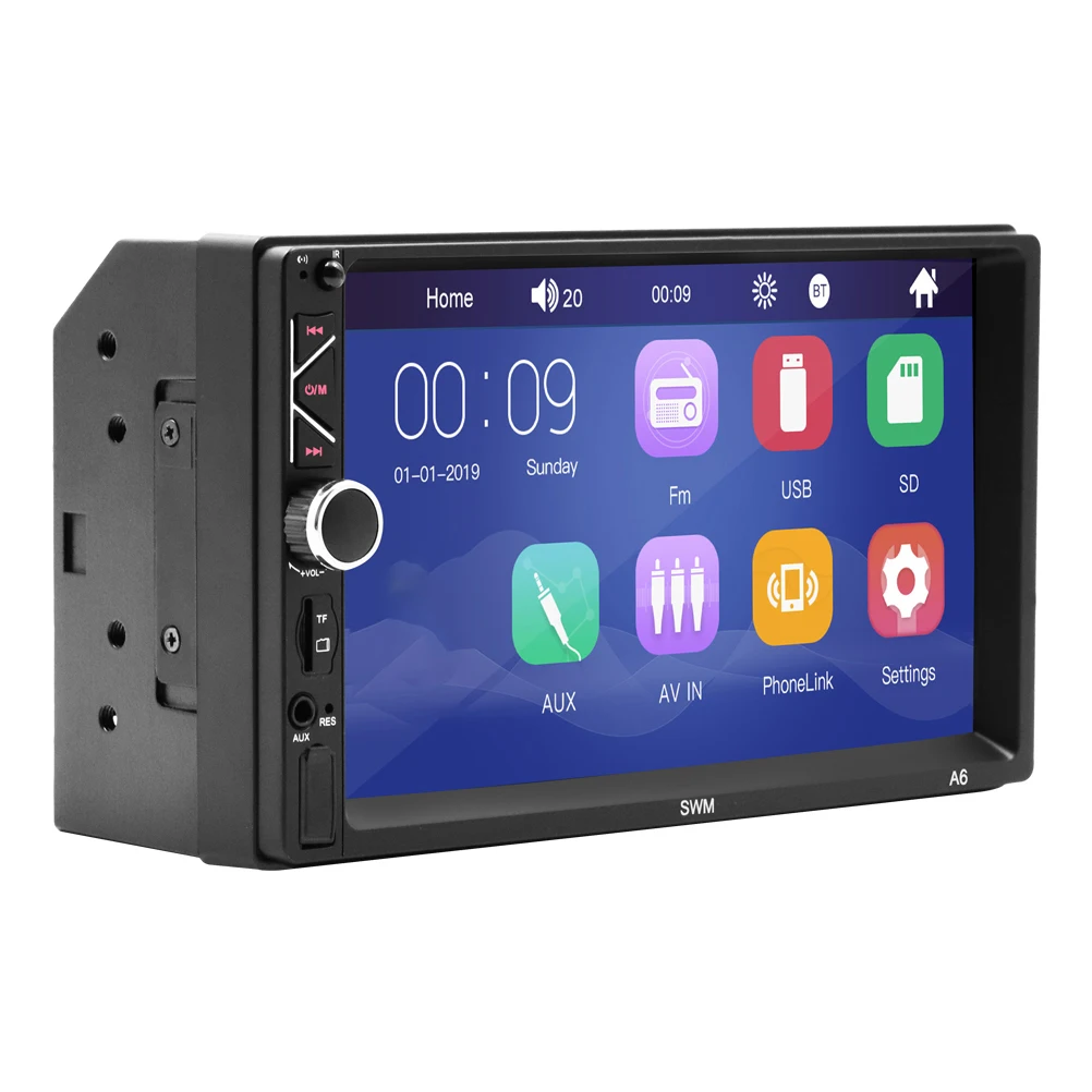 7 дюймов Hd Автомобильный Mp5 плеер Android gps Навигация Mp3 радио AIO машина