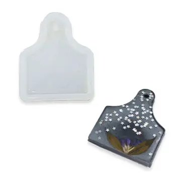 

DIY Crystal Epoxy Resin Mold Silicone Aroma Gypsum Tag Mould Handmade Crafts Jewelry Pendant Making Tools