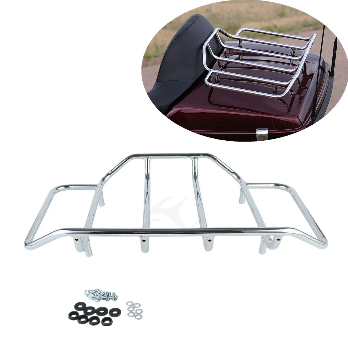 Motorcycle Luggage Rack For Harley Tour Pack Touring Road King Street Glide Classic Special