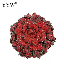 Мульти Цвет С кристалалми и стразами Для женщин Роза цветок Вечерний Клатч Свадебная вечеринка со стразами свадебная сумочка сумка кошелек Чехол YYW