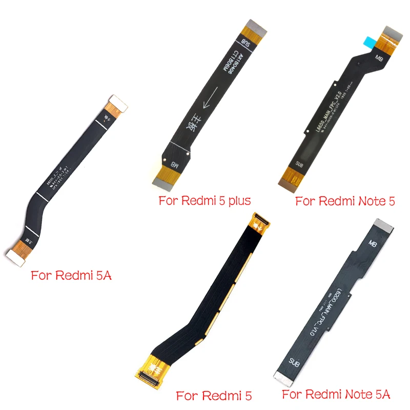 

10 pcs/lot New For Xiaomi Redmi 3 3S 4 4A 5A 5 Plus Note 4X 5A K20 Pro Mainboard Mother Board Connector Flex Cable LCD Display
