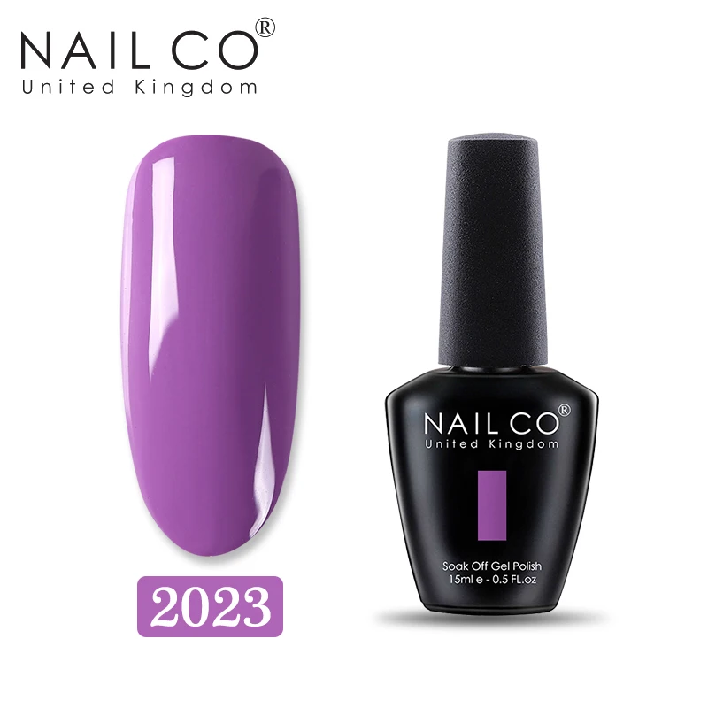 NAILCO 15 мл Гель-лак для ногтей маникюрный набор Гель-лак гели для нейл-арта бутылка из серии «сделай сам» Гель-лак УФ светодиодный Гель-лак для ногтей замочить - Цвет: 2023