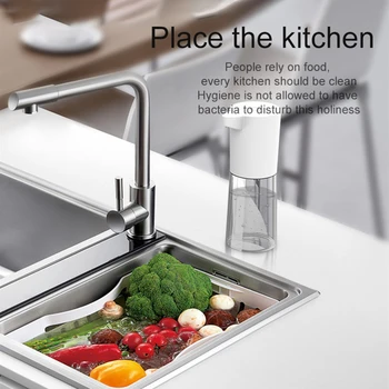 

Bathroom Hardware 500ml Automatic Soap Dispenser Vertical Touchless Induction Foam Automatic Electric Soap Dispenser