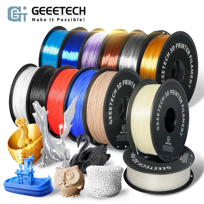 GEEETECH 1kg 1.75mm PLA 3D Printer Filament Consumables Material Vacuum Packaging Multicolor Fast Shipping | Компьютеры и офис