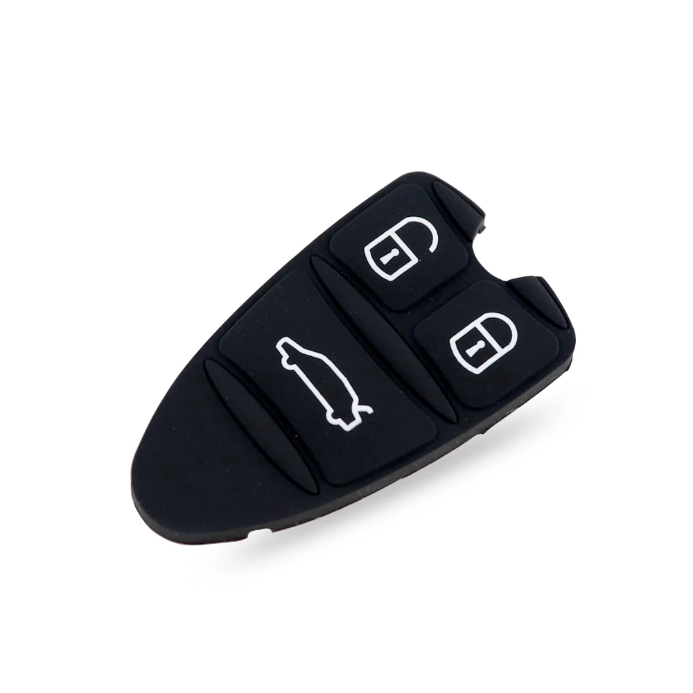 YIQIXIN For Alfa Romeo 159 Brera 156 Spider 3 Button Car Key Shell Silicone Rubber Replacement Smart Card Repair Leather Key Case Car Key Shell Key Shell