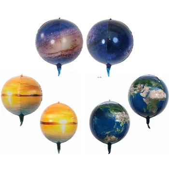 

1pcs 22inch 4D Stereoscopic Foil Balloon Earth balloon Green Day Football Globos Air balloon Birthday party Children's Day Gifts