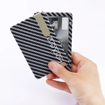 

Wallet Protective Fireproof Case Cover Credit Stripes Pattern Sealed Storage Strong Closure Card Holder Magnetic Business Money