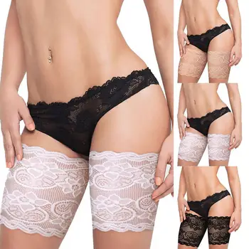 

Lace Thigh Bands Leg Warmers Women Anti Chafing Lace Thigh Anti-Slip Bands Lace Leg Leg Sexy Bands Socks Thigh Protection X2Q9