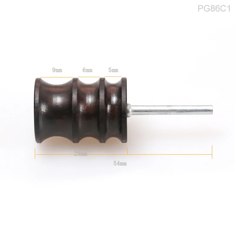 Flat grinding head DIY Инструменты для шлифования кожи Мини Портативная дрель универсальная полировальная машина набор инструментов фиолетовый сандаловое дерево Шлифовальная головка костюм - Цвет: Flat grinding head