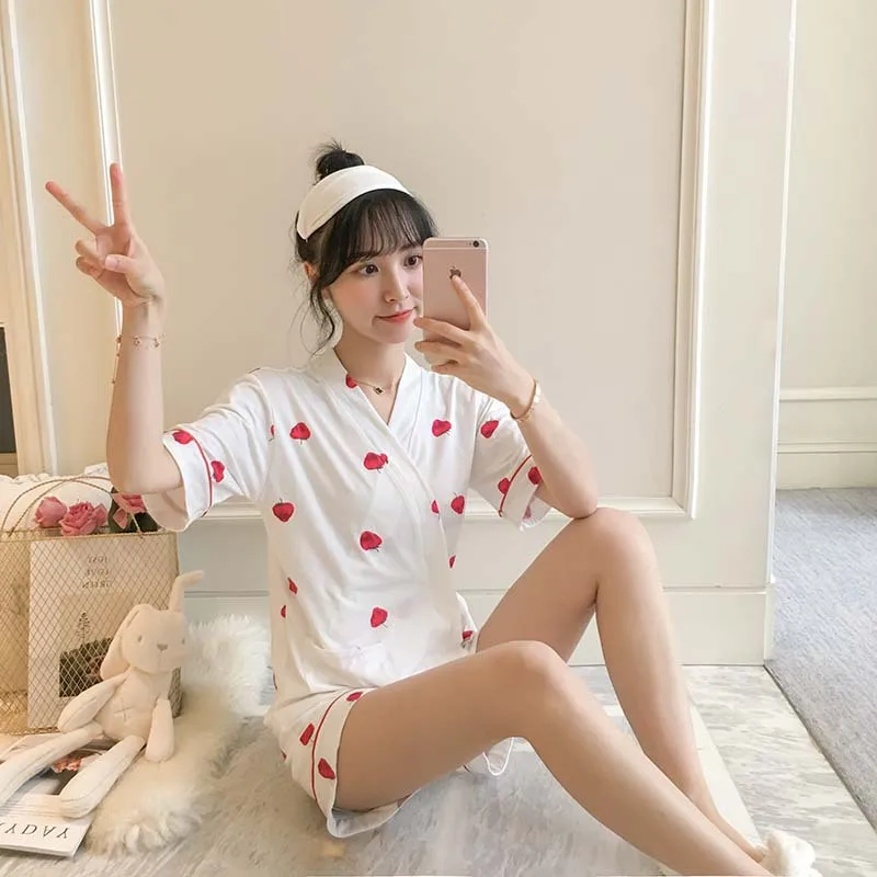 

3-2 # [According to Feminine] 2019 Spring 170 Grams Qmilch Kimono M -- XXL #