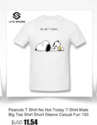 Футболка Peanuts Chill Out, Классическая футболка большого размера, 100 хлопок, графическая, с коротким рукавом, Мужская отличная футболка