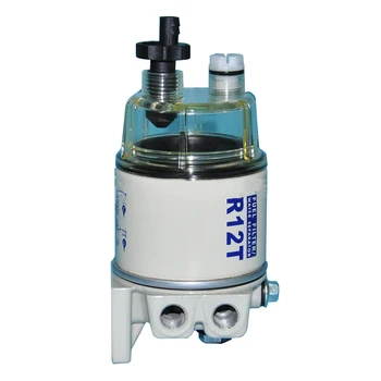 

R12T Easy Install Spin On Engine Auto Replacement Oil Water Separation Cleaning Fuel Filter Professional Lawn Mower Universal