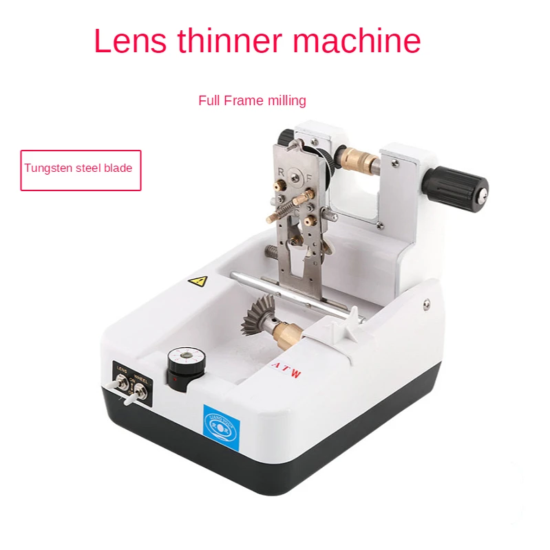 

Optical shop equipment Half-frame lens slotting machine Drawing machine Stainless steel processing machine Glasses lens slotting