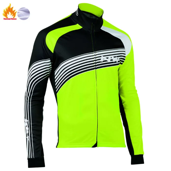 Winter Jersey Pro Team NW велосипедная майка 9D комплект с нагрудником MTB Униформа велосипедная одежда мужская зимняя теплая флисовая велосипедная Одежда для велоспорта - Цвет: Winter Jersey