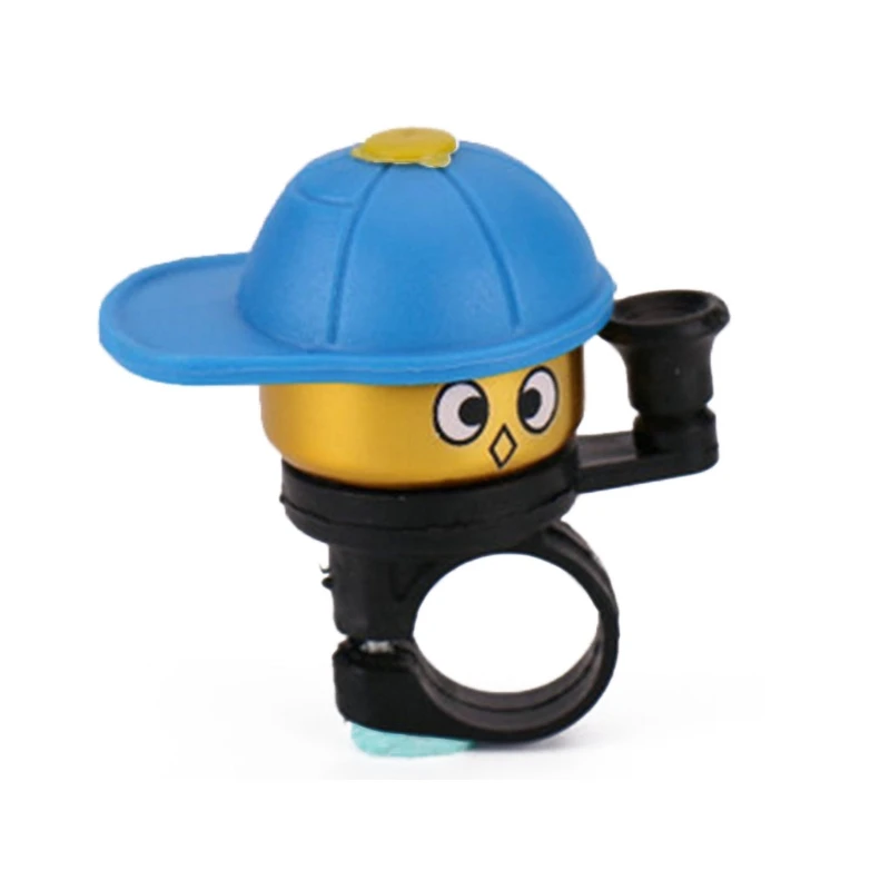 Cute Cartoon Little Hat Bike Bell Children Balance Car Bicycle Hand Press Small Bells Easy Operation Sports | Спорт и развлечения