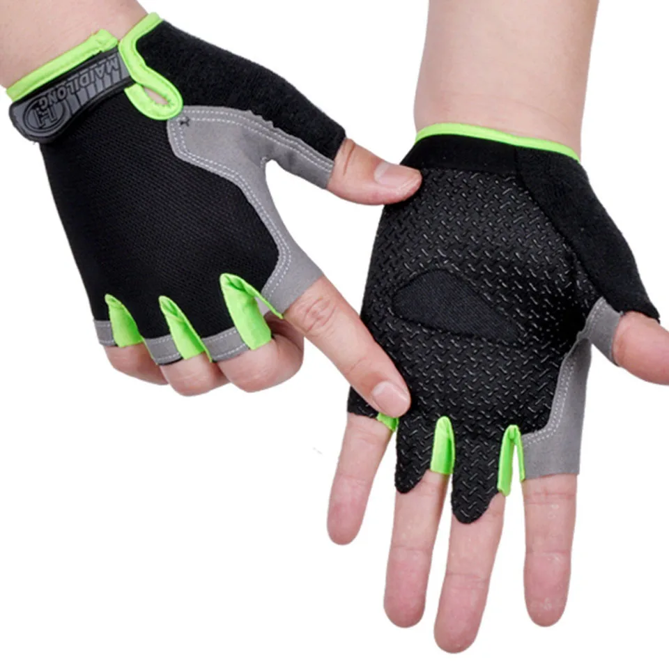 Fingerless cycling gloves with strong grip for bikers18